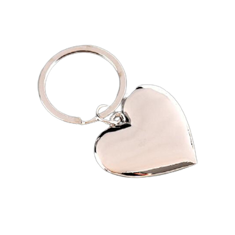 HOM3405 Heart Shape Metal Keychain