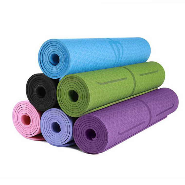 SPO3251 TPE Yoga Mat with Position Line