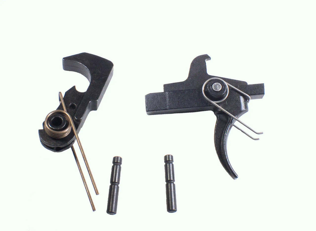 AR15 AR10 Skeletonized Flat Trigger complete with springs and hammer