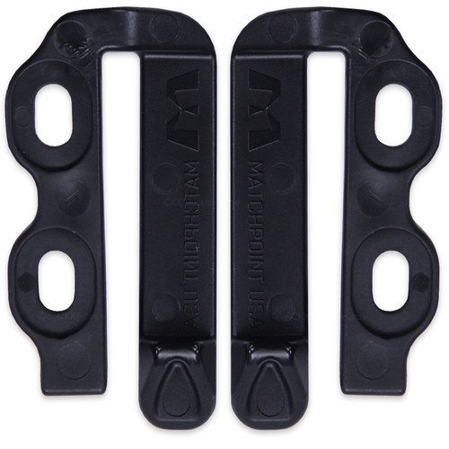 MatchPoint USA - Dura-Grip (Speed Clips) - (Black) - (1.75in) - (Pair)