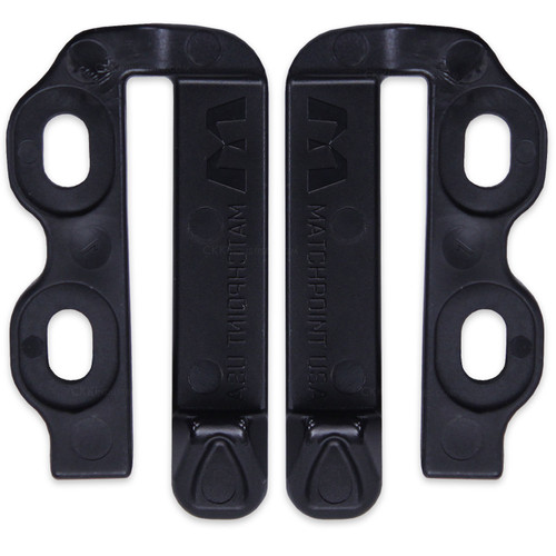 MatchPoint USA - Dura-Grip (Speed Clips) - (Black) - (1.5in) - (Pair)