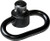 NC Star AASWQRB Ncstar, Sling Swivel 1.25" Quick Detachable, Black Steel