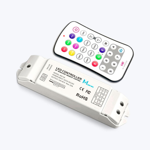 RGBW Controller and receiver for led strip lights