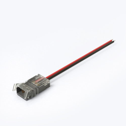 Create a quick and secure connection with the solderless grip connector to connect LED strips to wire, a power supply or a control system. Create a quick and secure connection with the solderless grip connector to connect LED strips to wire, a power supply or a control system.