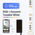 RGB + Dynamic Tunable White  - Plug and Play Strip Light Kit