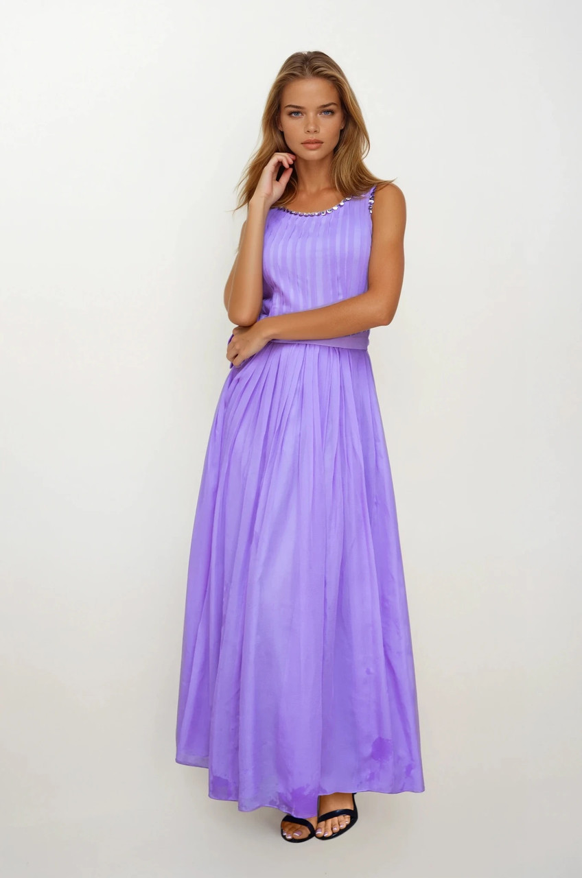 chinese dress ladies Flossie Lilac Maxi Sleeveless Dress - US 4 main image 0