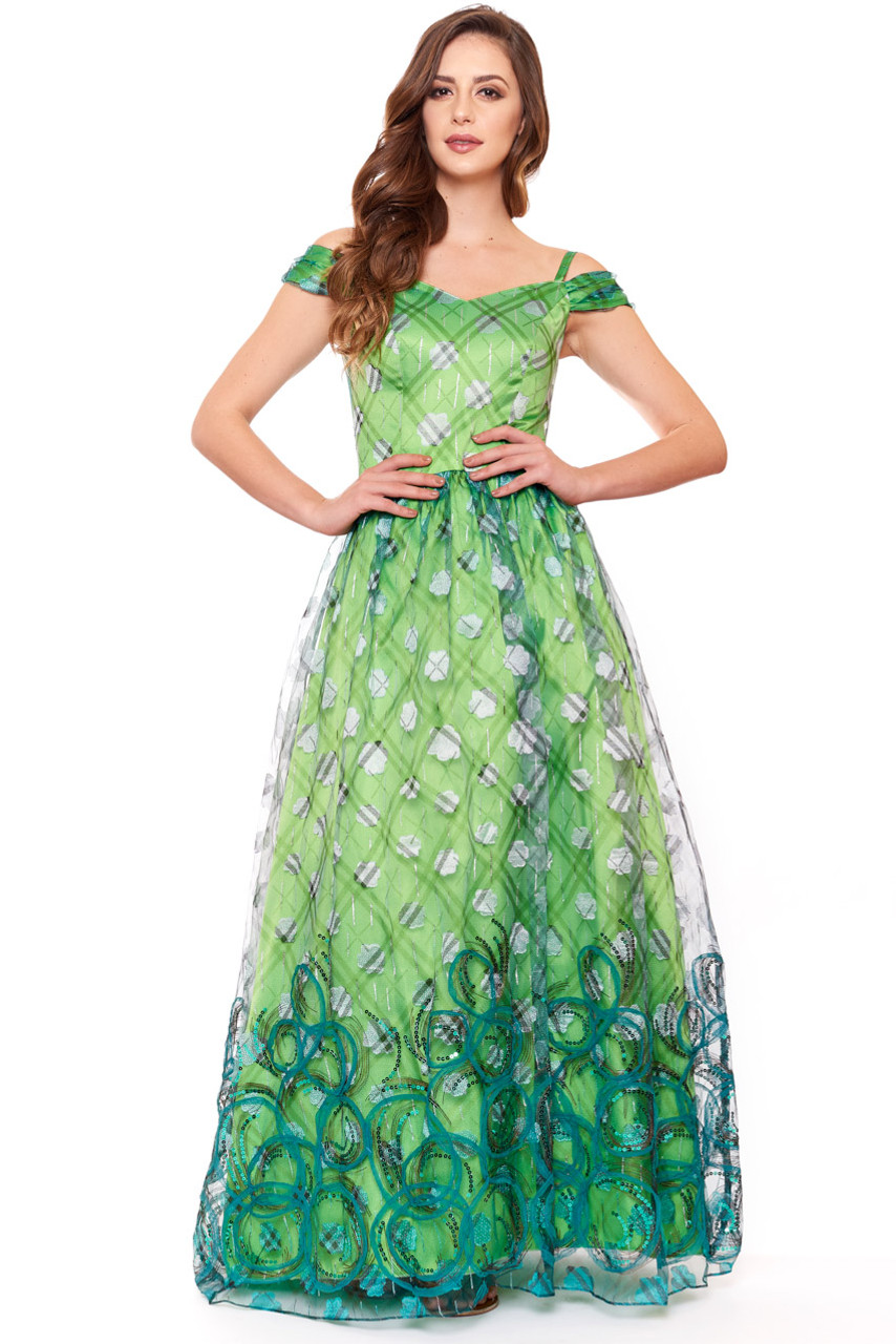 Apple Green Formal Dress