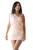 Atina Collection Cream beige One Shoulder cocktail dress