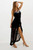 Cosmopolitan Belle black lace High Low Dress (Handmade)