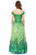 Apple Green Princess Ball Gown (Handmade)