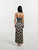Atina Collection Qipao Black Lace on Pearl White Lining 