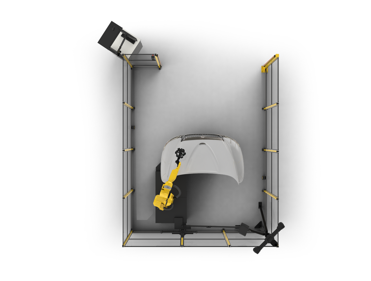 Creaform MetraSCAN-R BLACK™| Elite R-Series | Robotic 3D Scanning