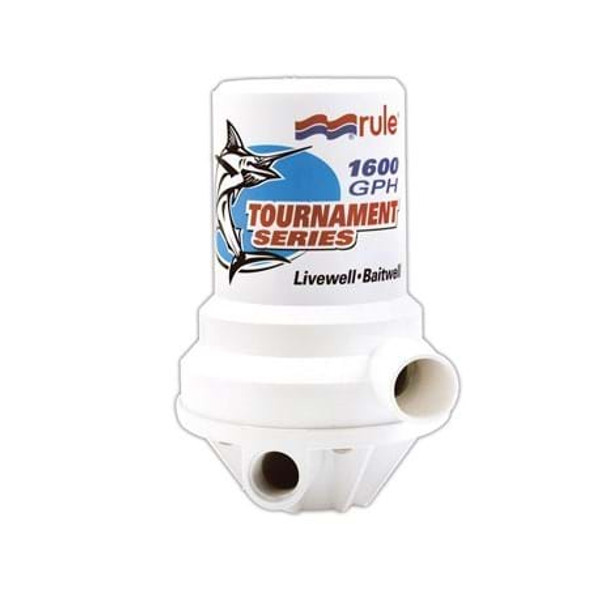 Rule 209DFP Tournament Series dual port livewell, baitwell pump