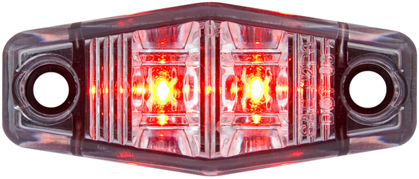 LED MARK W/ CLEAR LENS;MINI;RED