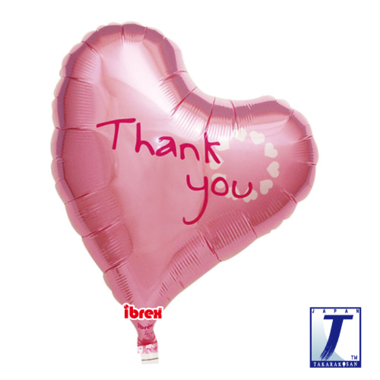 Foil Balloon Pink Heart Thank You