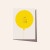 Get Well Soon Card Yellow Balloon