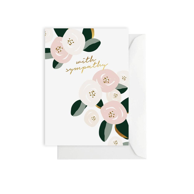 Sympathy Flower Card Sympathy Flower Card