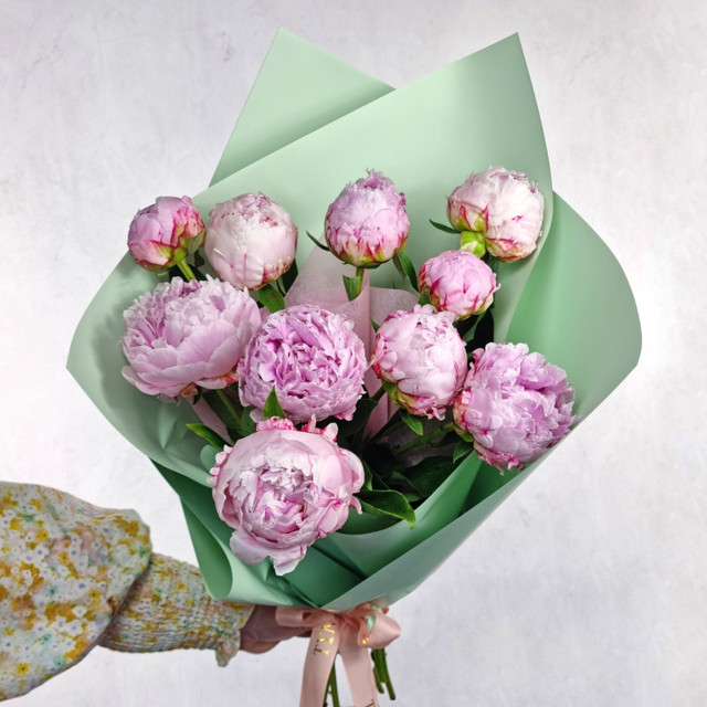 Sarah Bernhardt Peony Bouquet - 10 stems