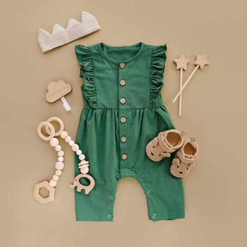 Baby's Green Jumpsuit