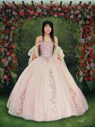 Quinceanera Live Event Painting