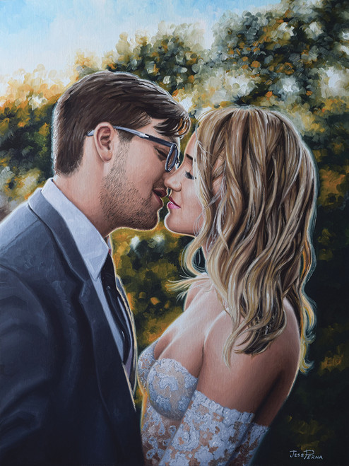 Live Wedding Painter in Alpine & Saddle River, NJ | Jess Perna