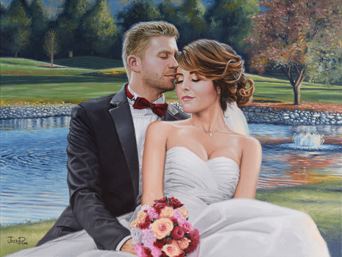 Live Wedding Painting