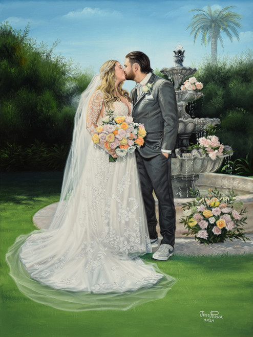 Live Wedding Painting