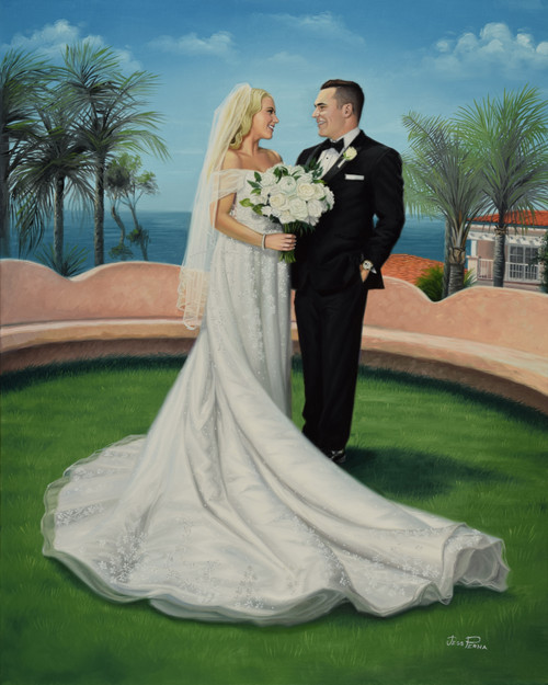 Live Wedding Painting