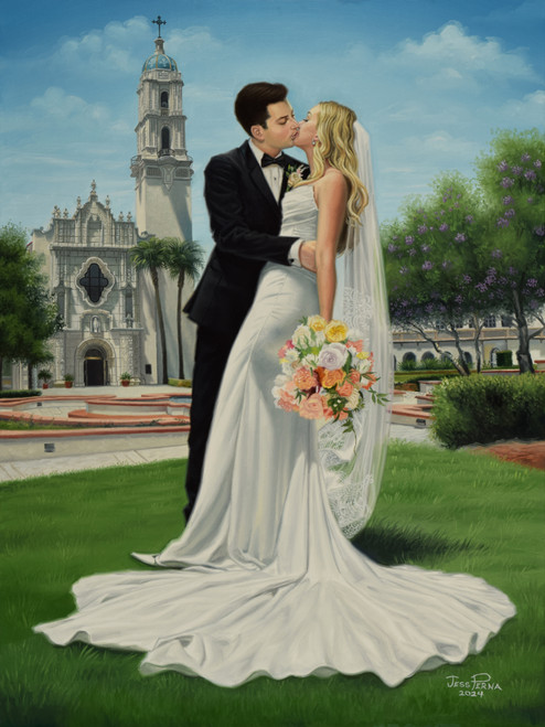 Live Wedding Painting