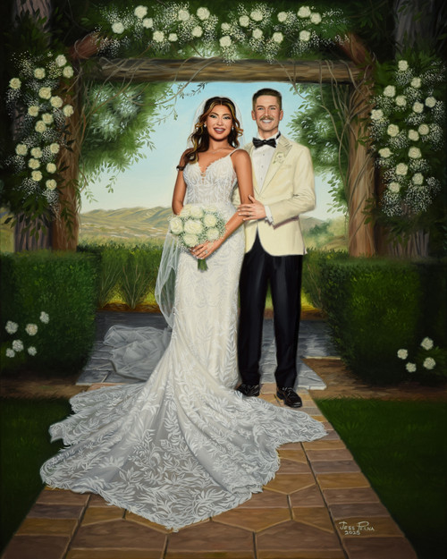 Live Wedding Artist Jess Perna