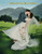Live Wedding Painting Outdoors.