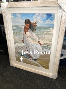 Framed Fine Art Paper Print of "Day Off"