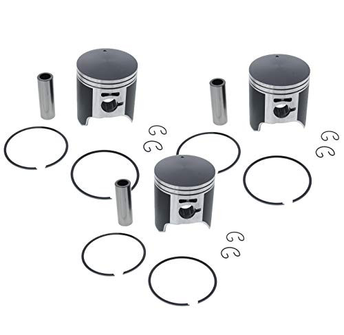 Piston Kit for Polaris Ultra SP 680 1996 1997 Teflon Coated x3 by Race-Driven