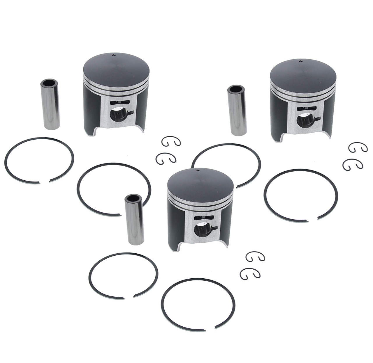 Piston Kit for Polaris Ultra SP 680 1996 1997 Teflon Coated x3 by Race-Driven