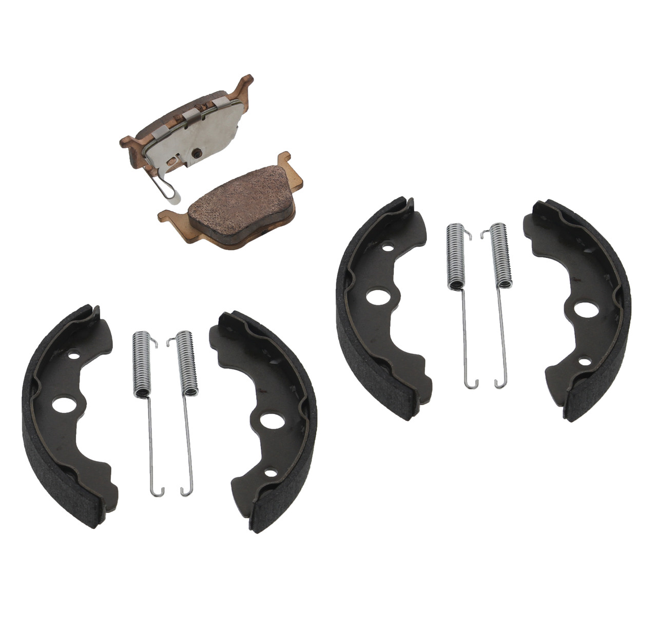 2004 2005 Honda TRX650FGA TRX650 650 Rincon Front Brake Shoes & Rear Brake Pads