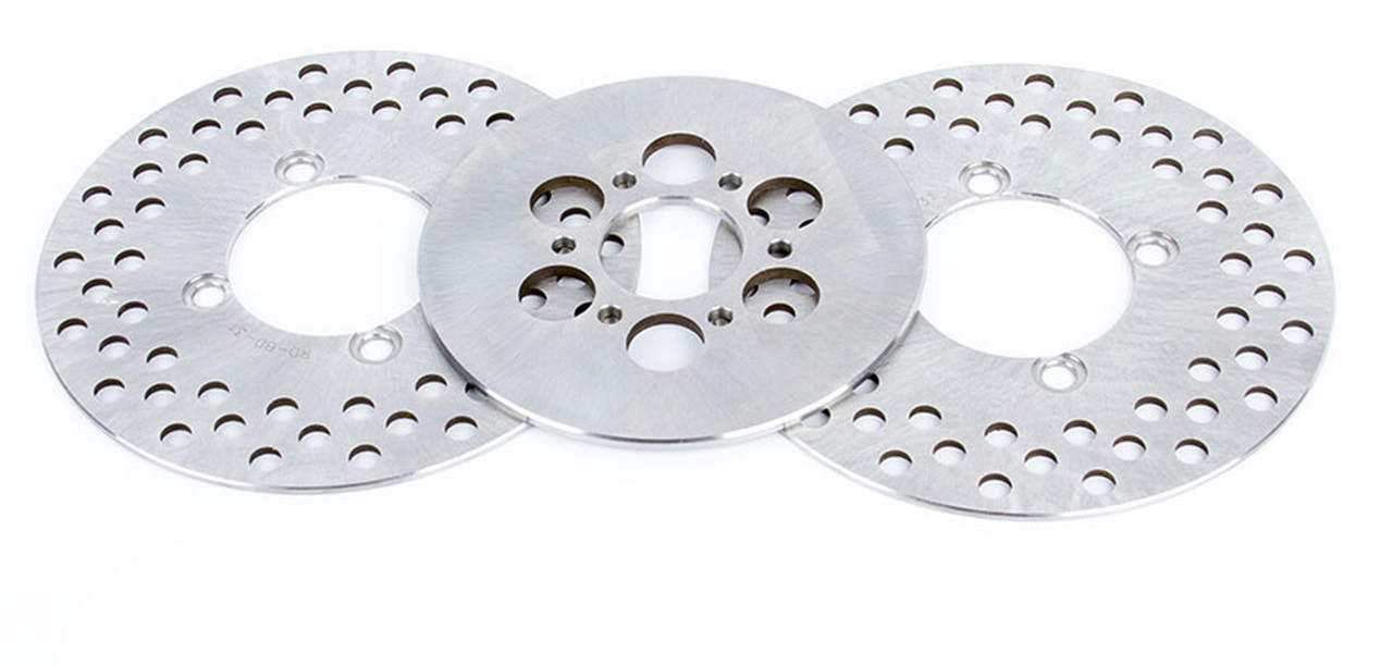 Brake Rotors for Yamaha Rhino 450 YXR450 2004-09 Front & Rear x3 by Race-Driven