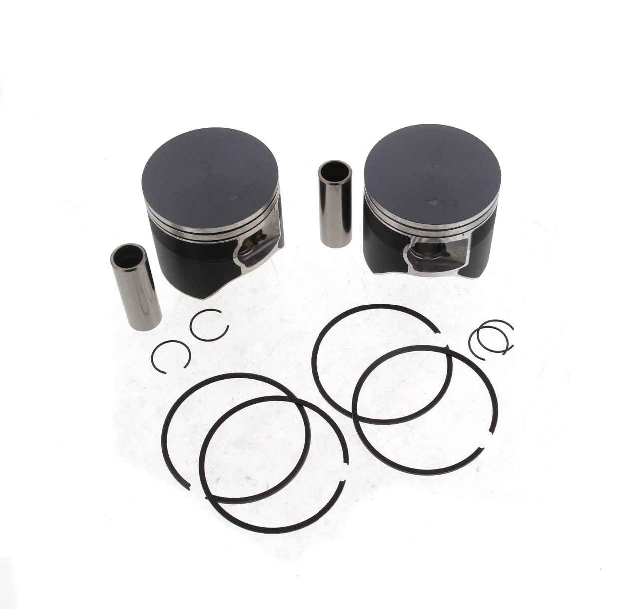 Piston Kit fits Polaris Pro RMK 800 2011 - 2016 Teflon Coated x2 by Race-Driven