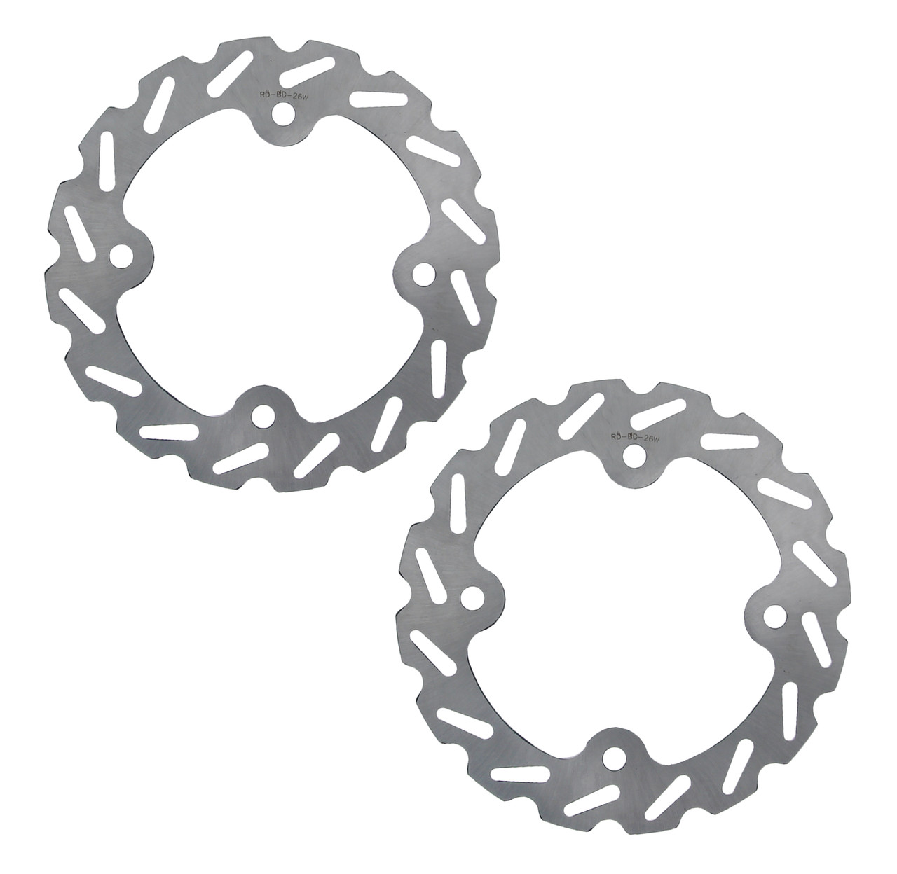 2009-2014 Polaris RZR S 800 EFI Front & Rear RipTide Brake Rotors & Brake Pads