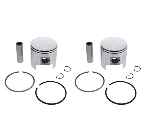 1990 1991 1992 Ski-Doo Safari GLX 467cc Piston Kit x2 Snowmobile by Race-Driven
