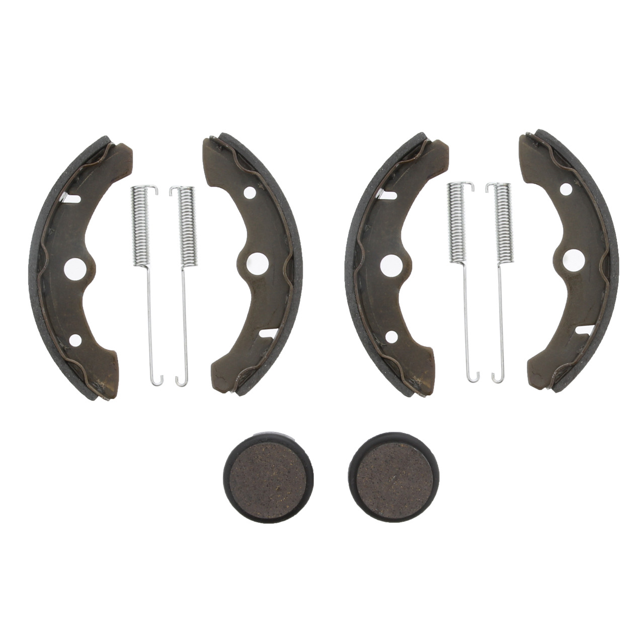 Brake Shoes & Pads fit Yamaha Big Bear 350 YFM350 4x4 1992 - 1994 Front & Rear