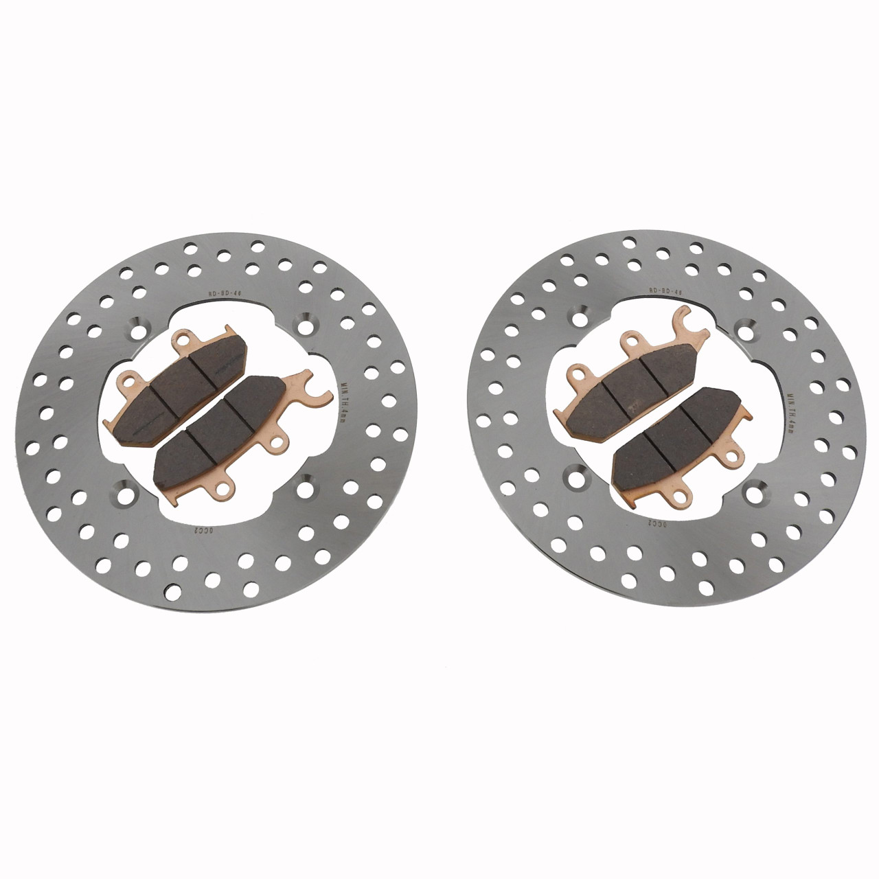 2016 Can-Am Maverick Turbo EFI XRS 1000R Front Brake Rotors and Brake Pads