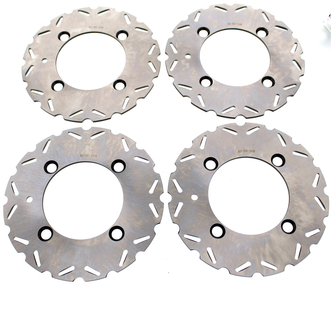 Brake Rotors & Pads fit Polaris RZR S 1000 2018 - 2021 Front & Rear RipTide