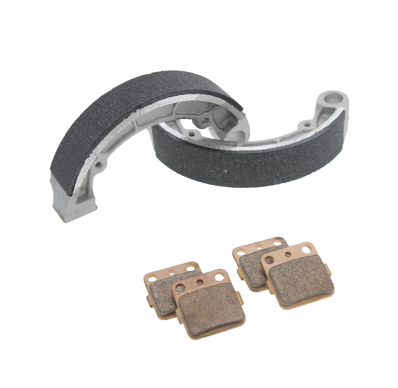 Brake Shoes and Pads for Kawasaki Prairie 400 KVF400 2x4 1997-2002 Front & Rear