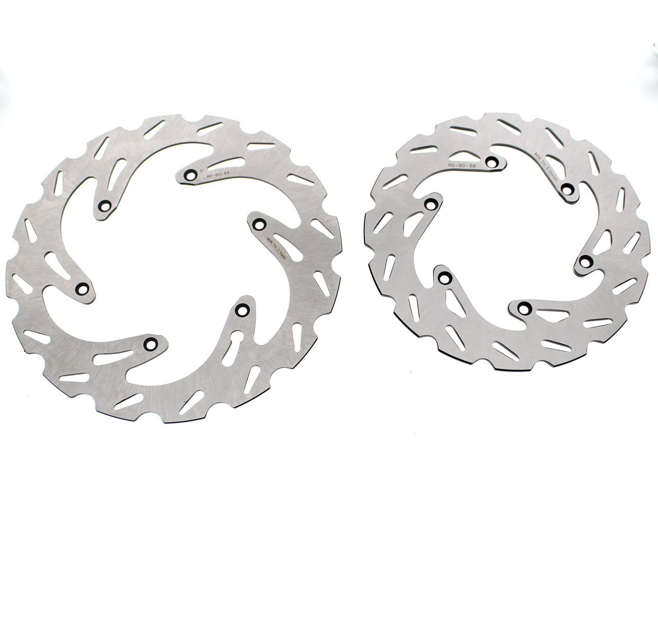 Brake Rotors for KTM 520 EXC 2001 2002 Front & Rear RipTide Brake Discs