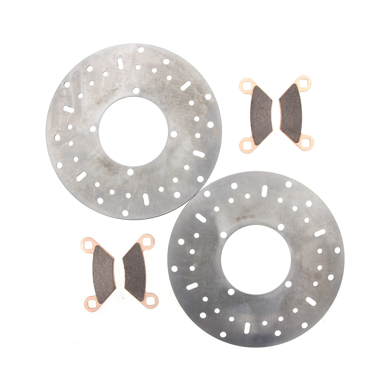 Brake Rotors & Brake Pads fit 2021-2026 Polaris Sportsman 450 / 570 Front Brakes