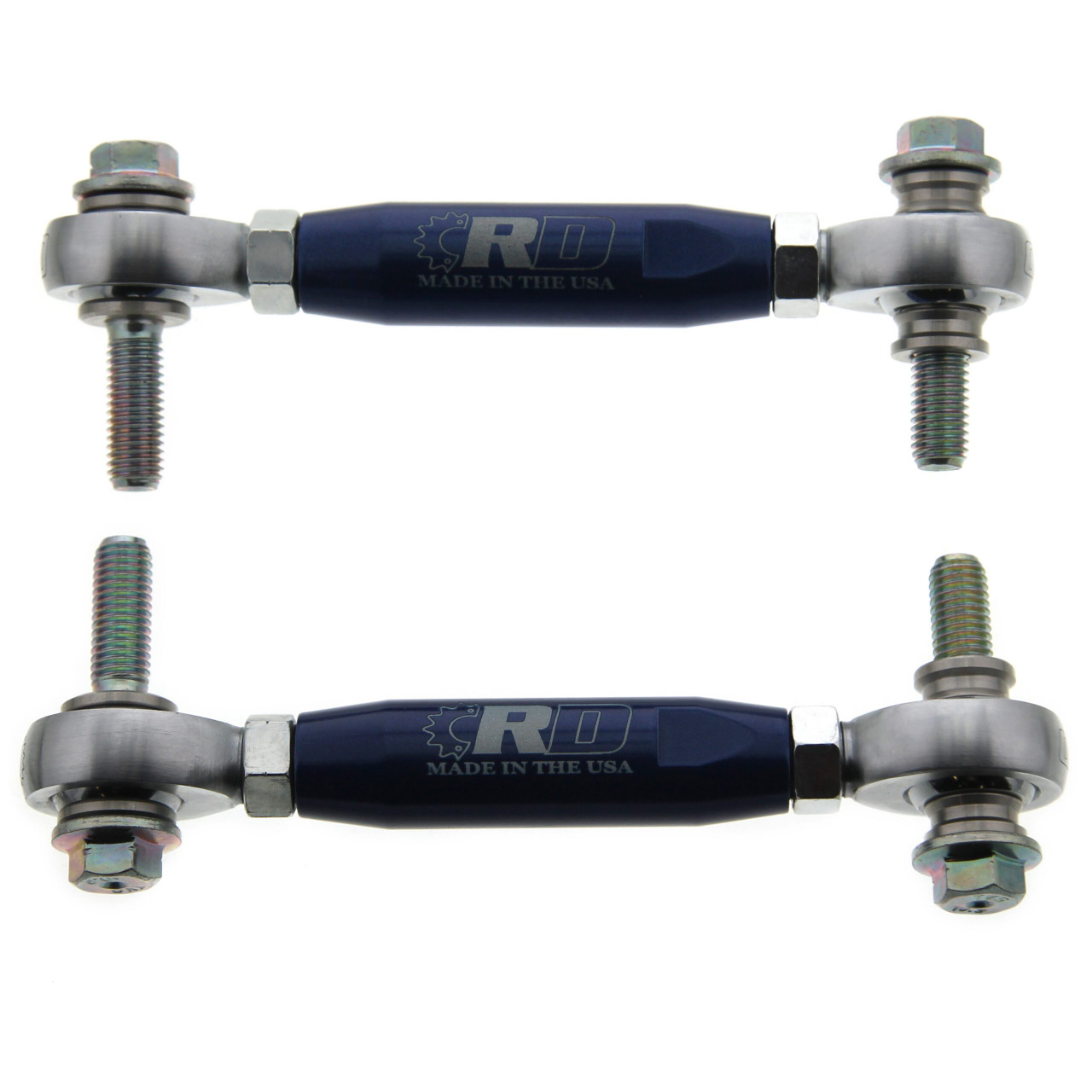 Rear Sway Bar Links fit Can-Am Maverick X3 2017-2026 x2 Navy Blue by Race-Driven