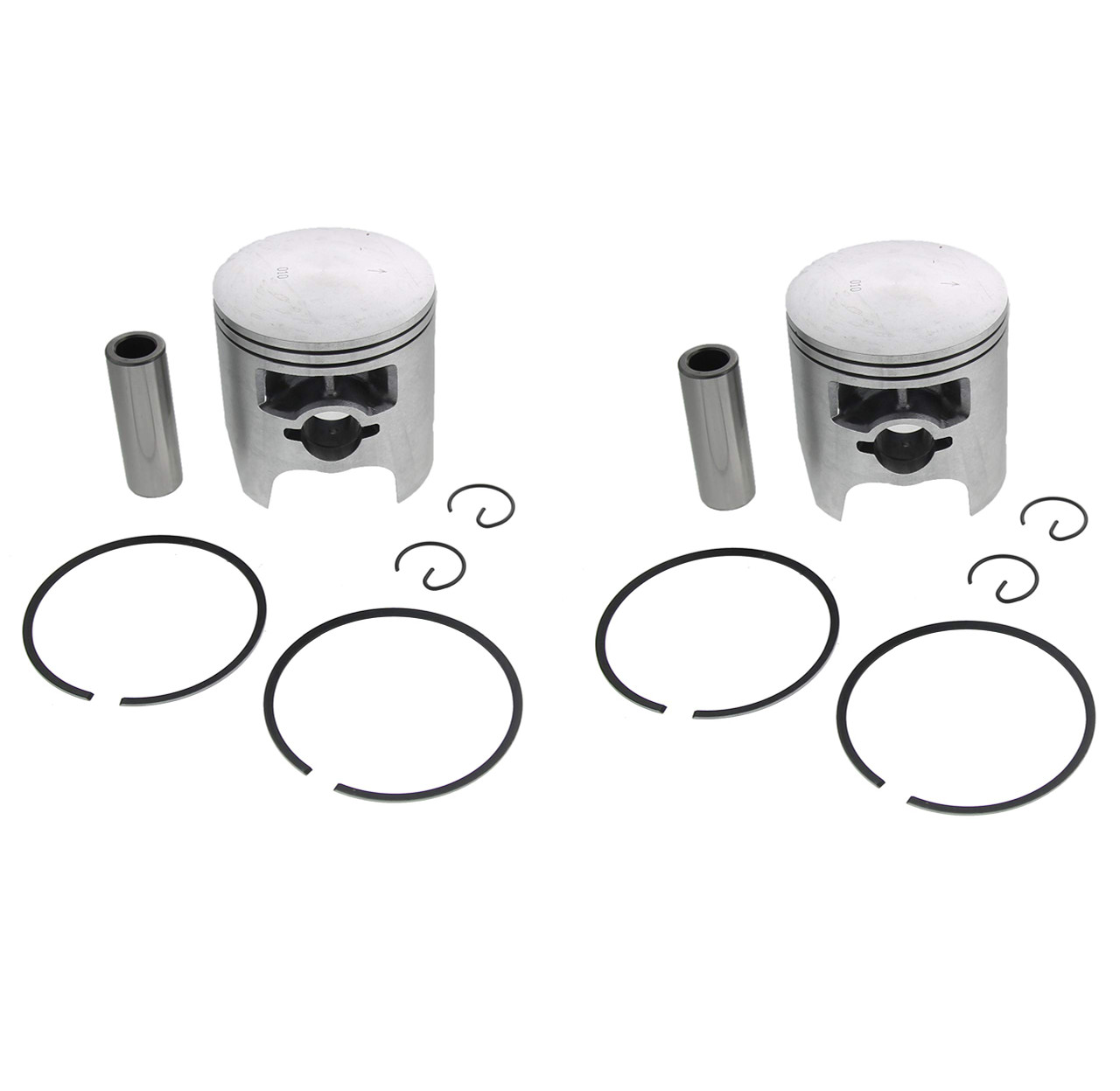 1999-2007 Yamaha VK540 III - +0.10" Piston Kit x2 Snowmobile Race-Driven