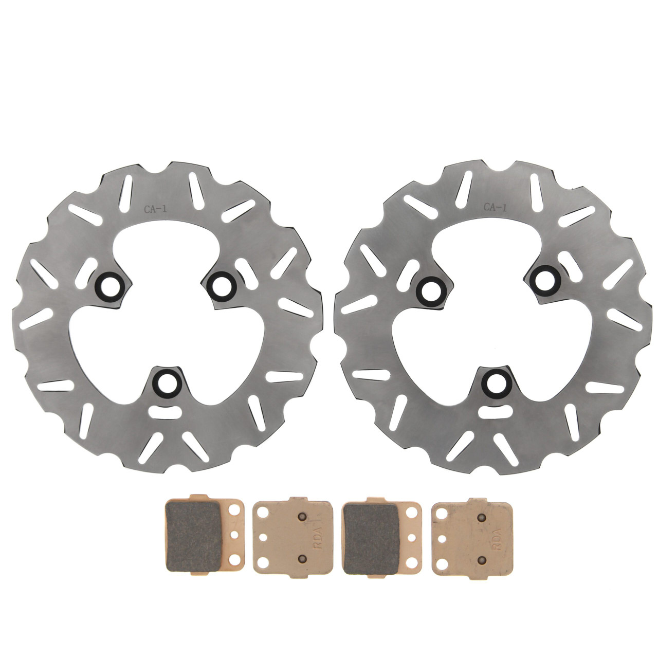 1993 Honda TRX300EX 300EX Front RipTide Brake Rotors & Severe Duty Brake Pads
