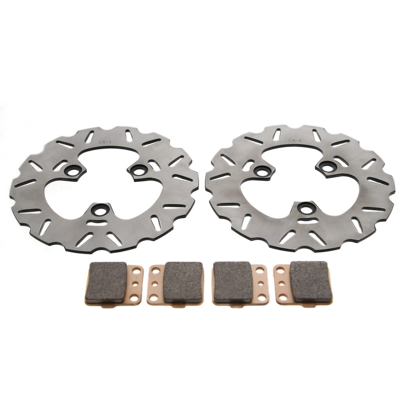 1996 Honda TRX300EX 300EX Front RipTide Brake Rotors & Severe Duty Brake Pads