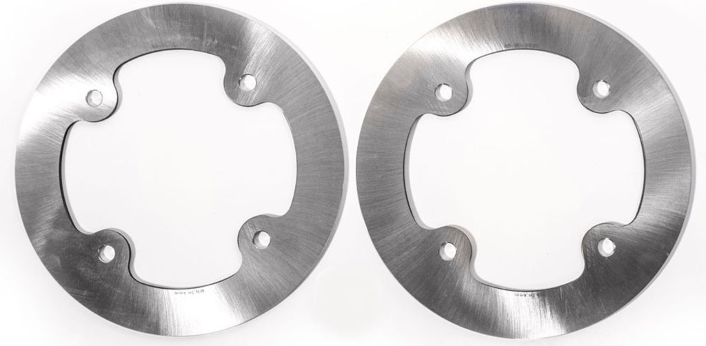 2009 - 2012 Polaris RZR S 800 - Front MudRat Stainless Steel Brake Rotors Pair